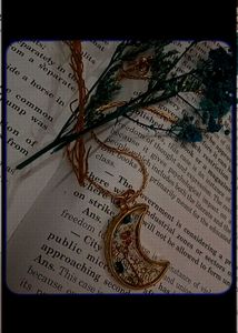 Resin Moon Pendents