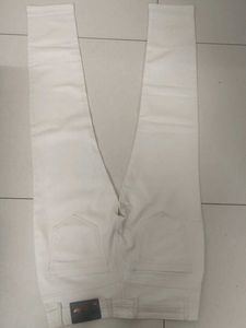 White Straight Leg Jeans