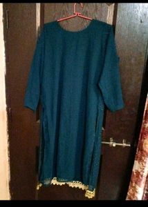 Teal Blue Festive Kurta
