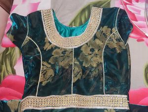 Golden Floral Frock