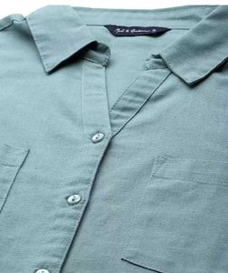 Green Boxy Shirt