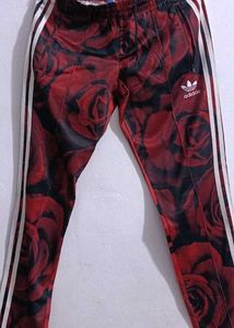 Red Camo Print Pants
