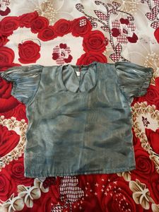 Grey party wear gown for 4/6yo girls