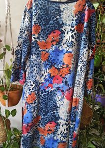 Printed Woolen Dress From Brand 109 F Available In