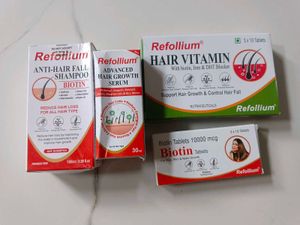 Refollium Hairfall Control  Set Of 4