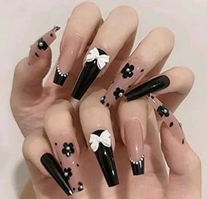 3D Bow Nail Art 🎁
