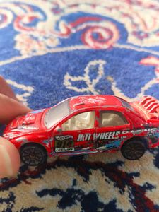 Hot Wheels racing Development red Subaru Impreza..