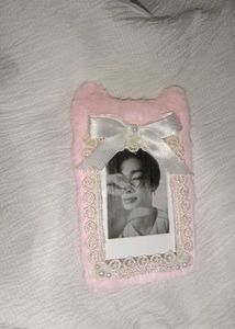 Pink Plush Photo Frame