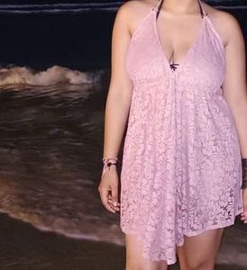 Lace Halter Dress Savana/asos/mango