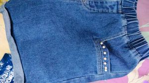 Pearl Denim Shorts