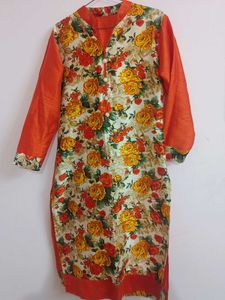 Floral Print Kurti Top