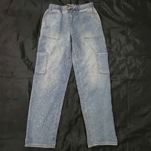 jogger cargo for men denim