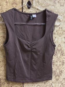 H&amp;M Gathered Vest Top