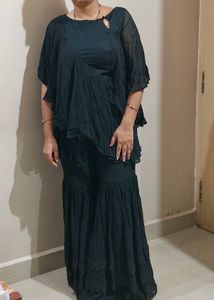 Fancy Black Sharara