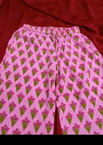 Cute Floral Print Night Suit