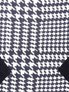 Black In White Printed Bodycone Dress
