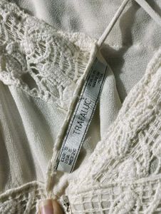 Unused Zara Cute Dress With Cross Back Style