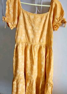Cotton knee length dress, S