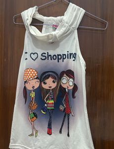 Cute Girls Graphic Top
