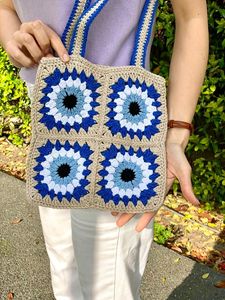 Crochet Evil Eye Bag 🧿 🧶