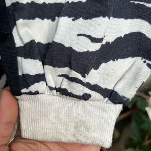 Zebra Print Pullover