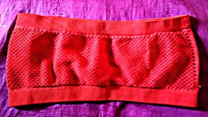 RED STRAPLESS BRA ( RECOMMENDED SIZES : 26- 32)