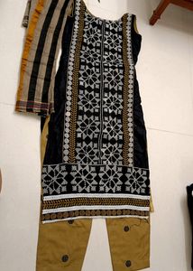 Kurta With Trouser And Dupatta