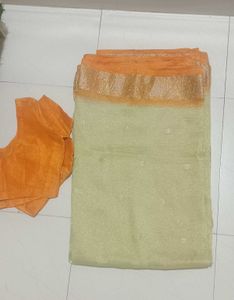 Elegant Saree with Blouse Piece