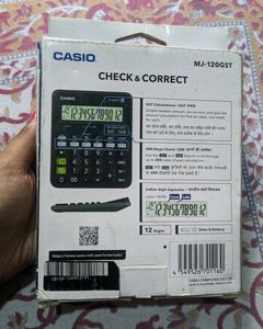 CASIO MJ-120GST - CB189Desktop Calculator for Shop &amp; Office with 5 GST Keys &amp; Total GST