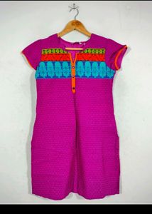 Rose Printed Casual Kurta