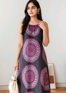 Mandala Bloom Maxi Dress