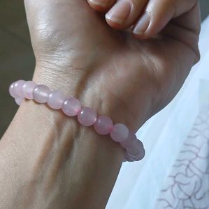Rose Quartz Beaded Bracelet