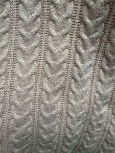 Pink Cable Knit Sweater