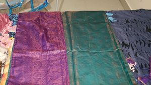 New Silk Saree With Stitched Blouse