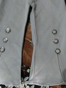 Grey Wide Leg Pants