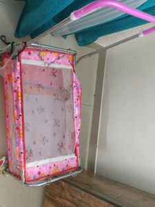 Pink Baby Cradle