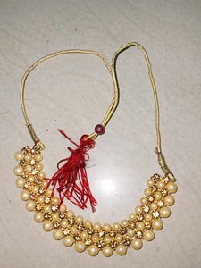 Pearl &amp; Gold Necklace