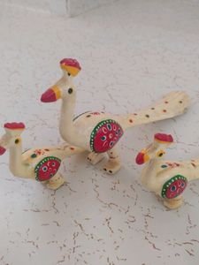 Peacock And Swan Showpiece