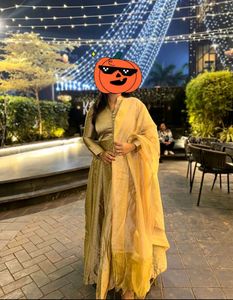 Elegant silk gown ( dupatta not available)