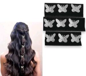 Butterfly Hair Clips (Set of 9)