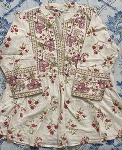Floral Embroidered Top
