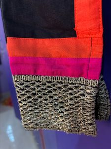 Melange Black Kurta