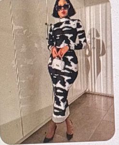 Stylish Printed Bodycon Dress