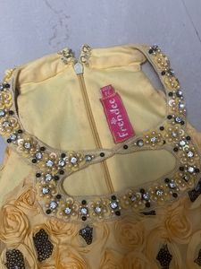 Honeycome Yellow Dress