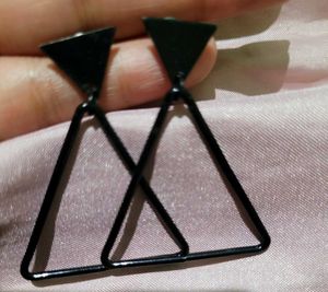 Triangle Drop Korean Earrings
