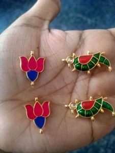 Parrot And Lotus Pendents