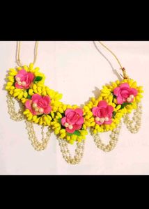 Haldi Jewellery For Bride