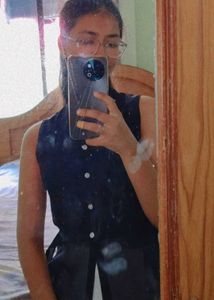 Sleeveless Black kurti