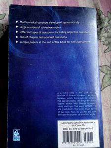 Class 10 Mathematics Textbook