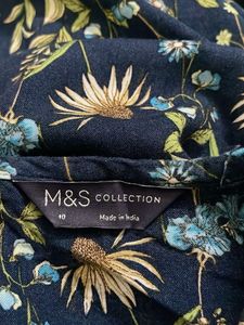 Marks &amp; Spencer Floral Printed Shirt Top.